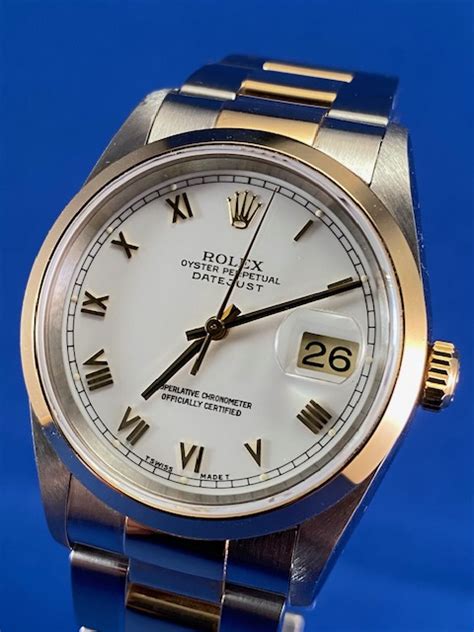 rolex 16203 datejust steel.